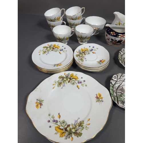 A Collection of Duchess Autumn Bone China and J & G Meakin ...