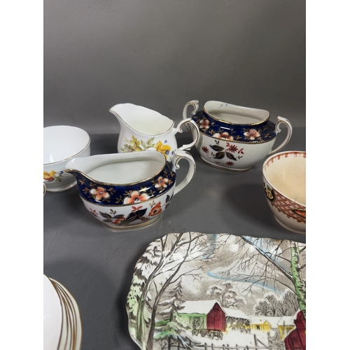 A Collection of Duchess Autumn Bone China and J & G Meakin ...