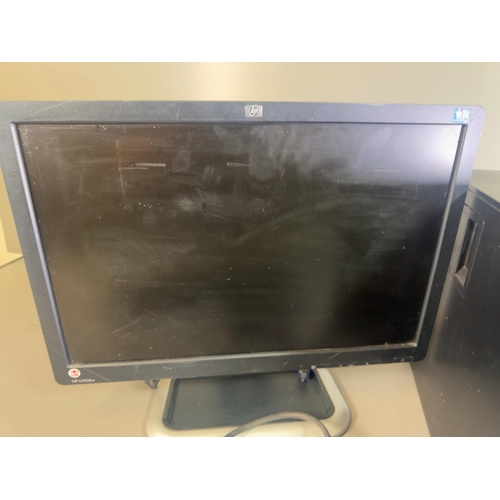 A Dell OptiPlex 7010 SFF Desktop Computer Setup with Dual Monitors and ...