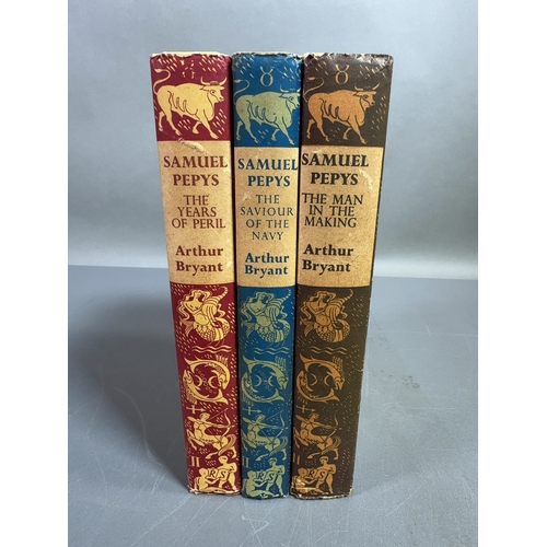 Bryant, A. Samuel Pepys Biography Trio. The Reprint Society, 1952-1954 ...