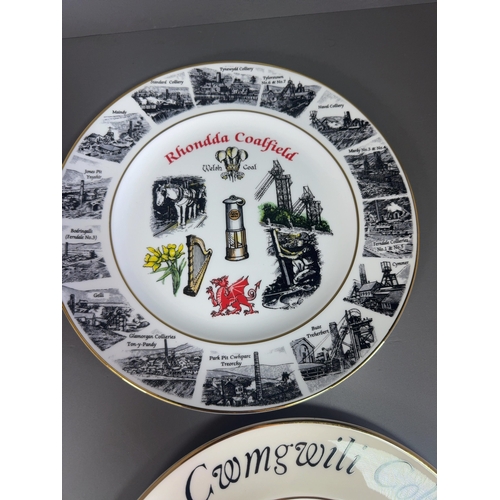 A Set of Six Edwardian Fine Bone China South Wales Colliery ...