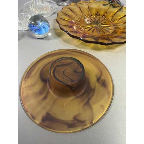 An Assortment of Decorative and Utility Glassware including Murano ...