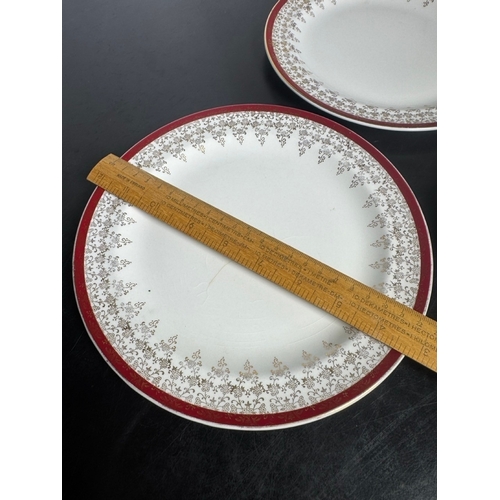 Old Foley James Kent Ltd Staffordshire “5613” Cake/Sandwich Plate Trio ...
