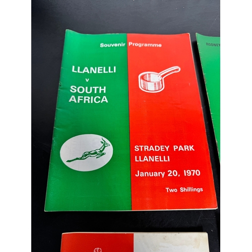 A Collection of 1970s Welsh Rugby Programmes & A 1986 British Lions ...