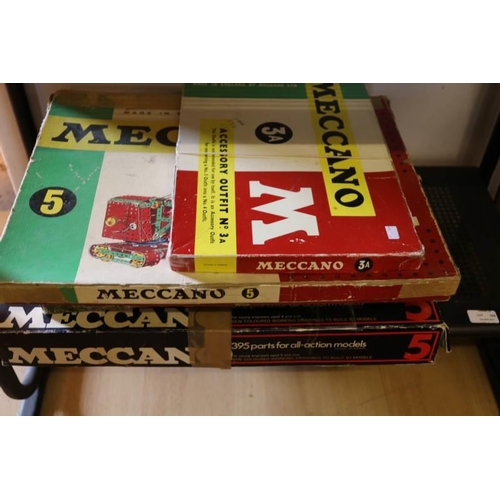 105 - A carton of assorted Meccano sets