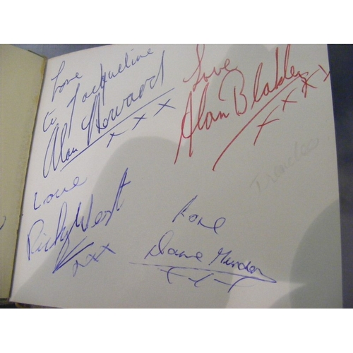 147 - An autograph album together with a late Jet Harris (of the Shadows) concert programme and autograph ... 