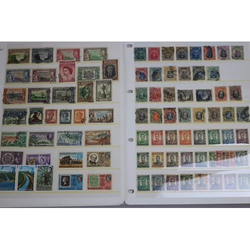 4 - Southern Rhodesia & Rhodesia 1924 -1968 131 stamps and 2 miniature sheets including 1924 1/2d to 5s ... 