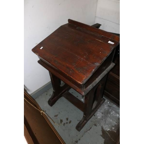 404 - A stained pine child's desk