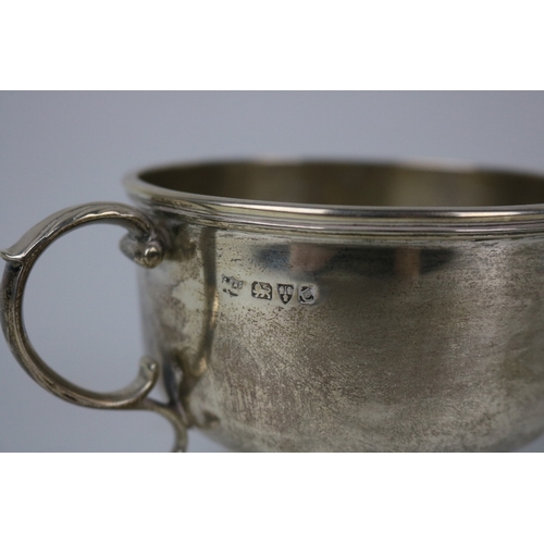 103 - A silver hallmarked two handled cup