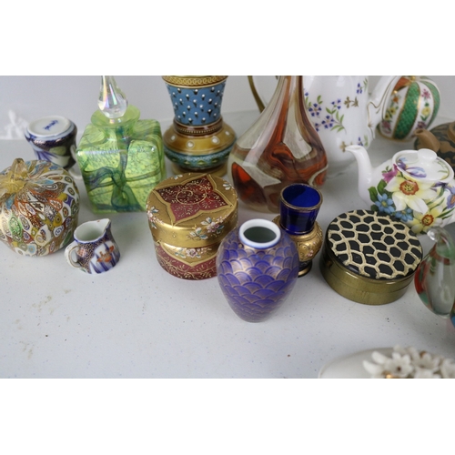 160 - Selection of decorative glass and ceramics items