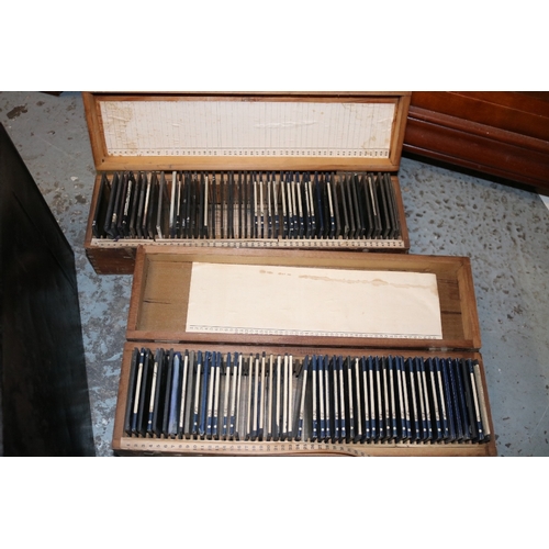 262 - Large quantity of magic lantern slides include magic lanterns etc