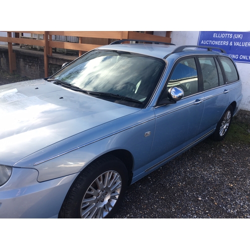 1 - Rover 75, 2 Litre CDTDI, 5 door hatchback estate car in pale blue finish, AV54 UWK manual transmissi... 