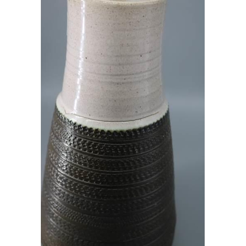 161 - Poole pottery Atlantis lamp base showing small firing surface mark. approx height 11