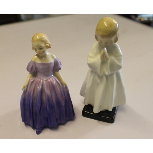 170 - Two Royal Doulton figures, Bedtime and Marie