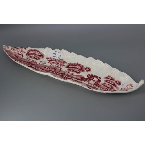 172 - Copeland Spode Tower pink leaf tray