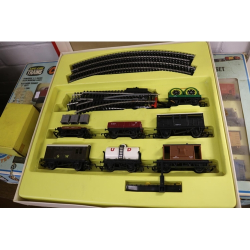 114 - Hornby railways RS 651 Freightmaster set together with a Cannonball Diesel Freight set (not checked ... 