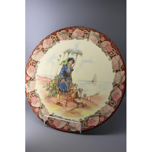 212 - A Royal Doulton Long John Silver charger measures approx 39cm diameter