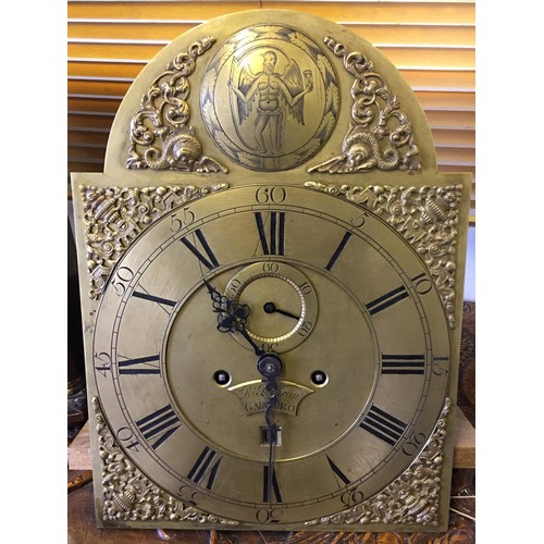218 - Antique grandfather clock 8 day by R T Jackson Gainsboro