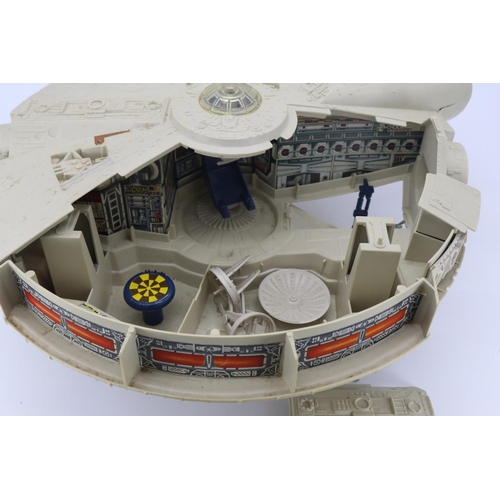 105 - Boxed Pallitoy Millenium Falcon in Empire Strikes Back  box. Box in good condition. Appears complete... 