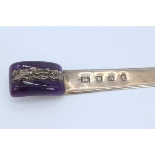 52 - A decorative silver letter opener