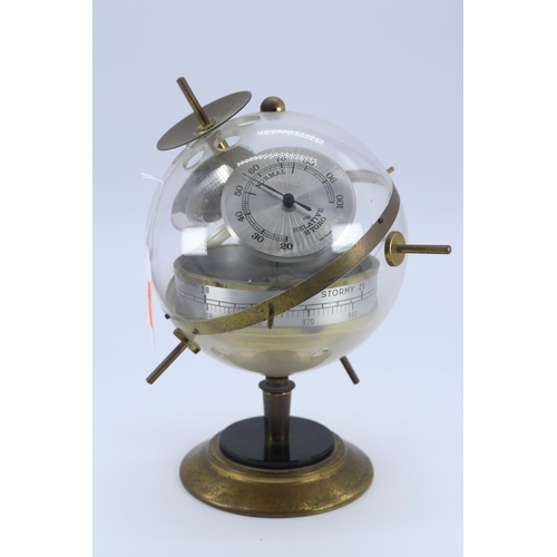 74 - West German Sputnik 1960's? weather station with barometer (measures approx 8