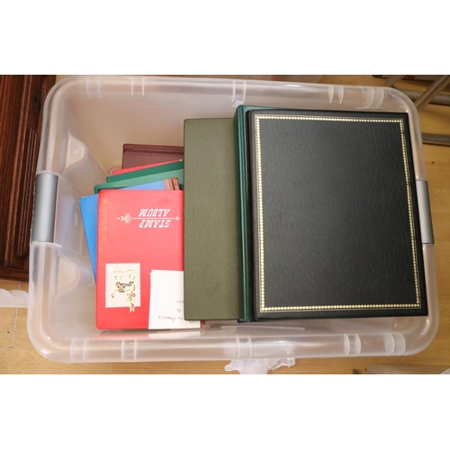 298 - Large carton of stamps in albums