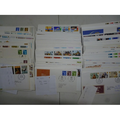 287 - Large quantity of FDCs July 1980-1987, July 1973 to May 1980 and Sept 1987-Nov 1984