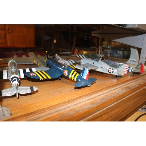 45 - Selection of corgi and other manufacturers fighter planes and aircraft