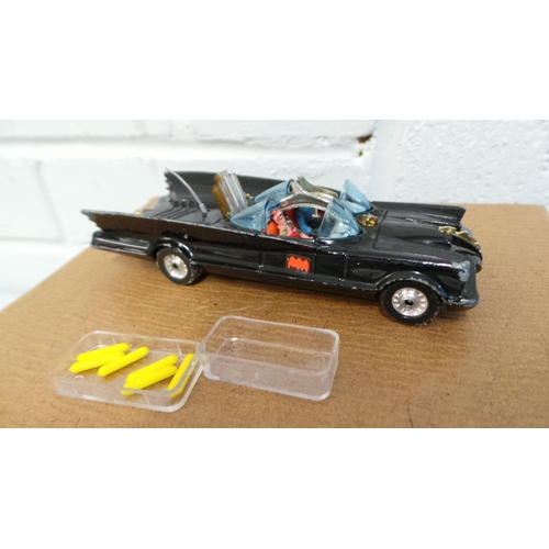153 - Boxed corgi 267 Bat Mobile showing evidence of playware