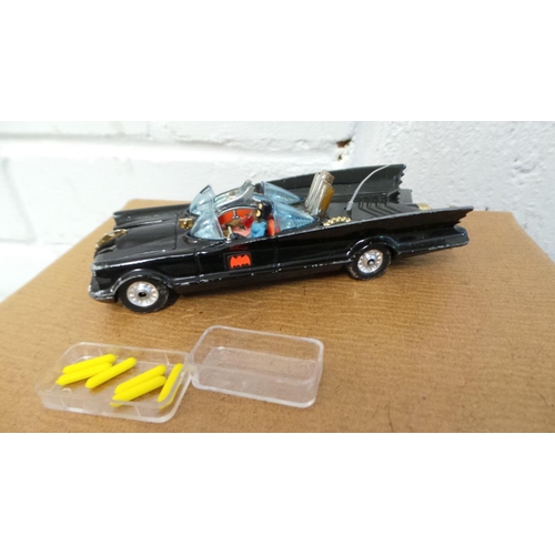 153 - Boxed corgi 267 Bat Mobile showing evidence of playware