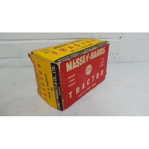156 - Lesney Massey-Harris boxed tractor