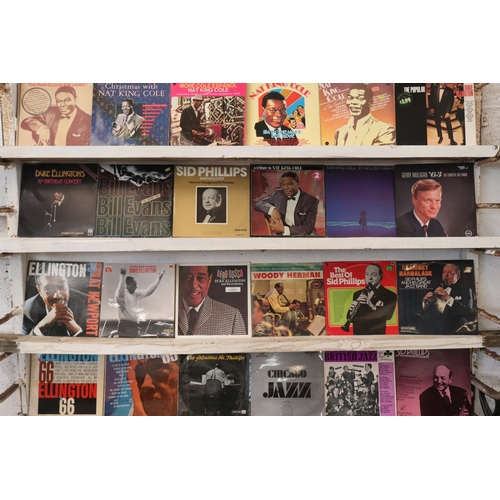 629 - 96 Jazz LPs including, Bing Crosby, John Coltrane, Ted Heath, Nat King Cole etc.. carton not include... 