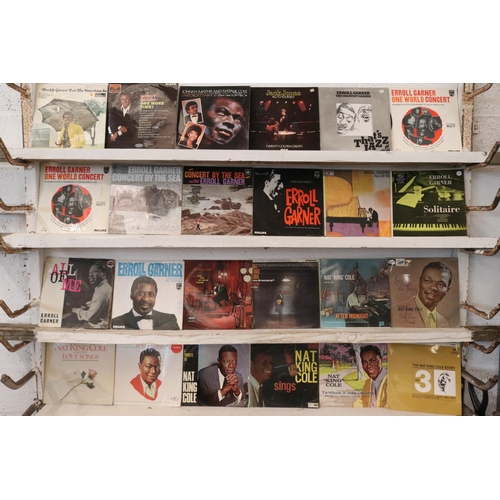 629 - 96 Jazz LPs including, Bing Crosby, John Coltrane, Ted Heath, Nat King Cole etc.. carton not include... 