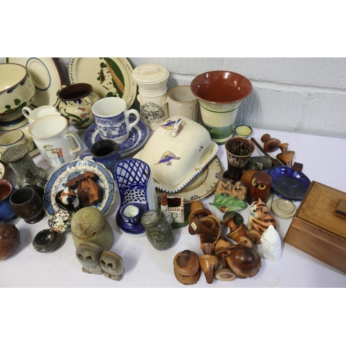 635 - Large quantity of sundries including Mottoware etc