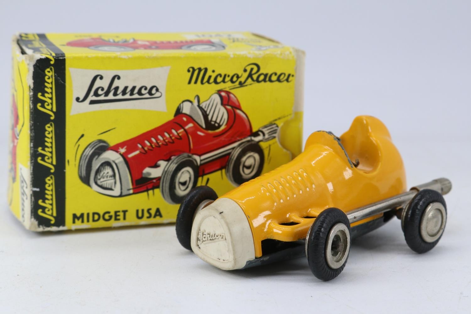 Schuco, micro racer Midget USA 1042 die cast vehicle with box