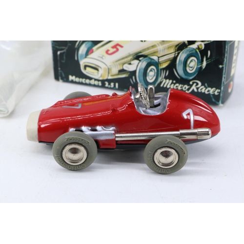 100 - Lilliput, 1043 Mercedes micro racer die cast vehicle in box