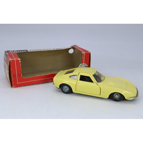 105 - Schuco, micro racer Opel GT plastic on metal base