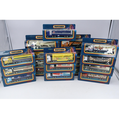 81 - Good selection of boxed Matchbox, Convoy vehicles