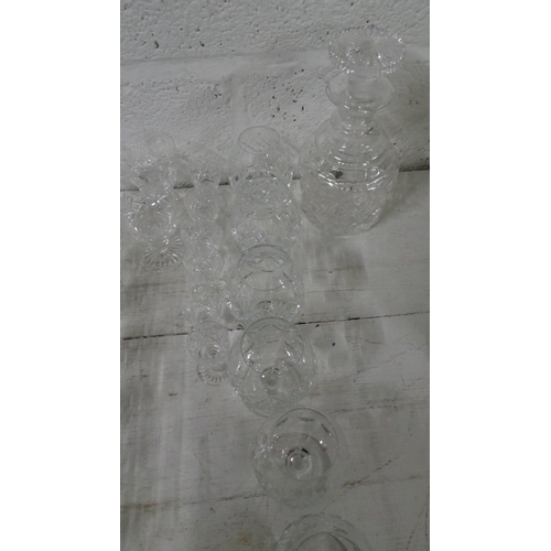 641 - A large quantity of cut glass. (carton not included)