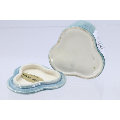 49 - Moorcroft trinket pot and cover