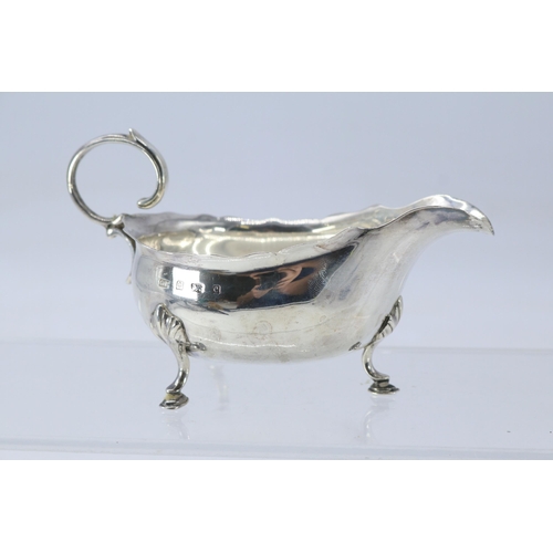 10 - Silver hallmarked cream jug approx. 80g