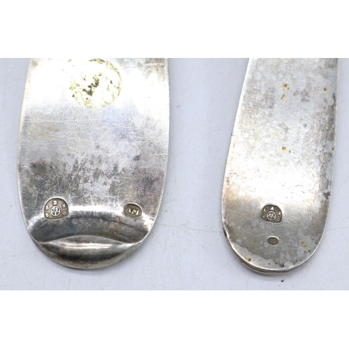 11 - Two Austrian silver ladles approx. 420g, one is marked Prague 1850 and the other is marked Vienna 18... 