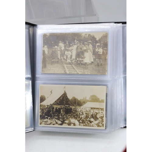 112 - Over 100 postcards predominately RP (real photograph) showing various social history events from fet... 