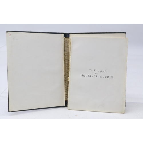 195 - The Tale of Squirrel Nutkin by Beatrix Potter F.Warne and co 1903 (has detatched from spine and ther... 