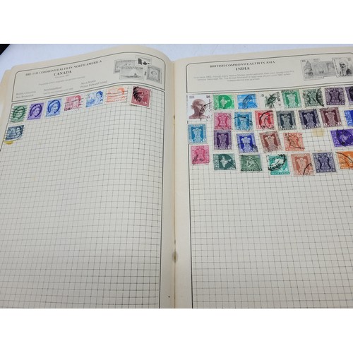 200 - A stamp album to include British Commonwealth, Europe, USA etc