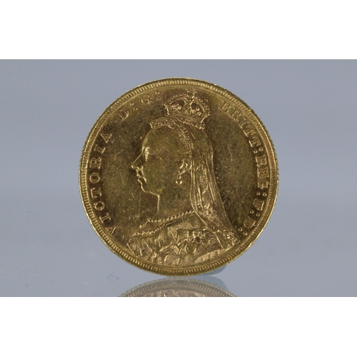 209 - An 1880 full gold sovereign