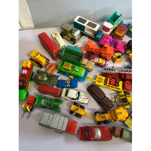 330 - Approximately 50 vintage and later diecast and plastic models including Dinky, Corgi, Matchbox etc t... 