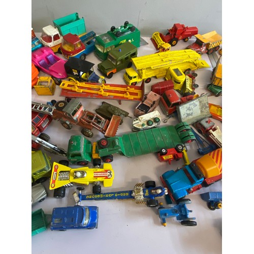 330 - Approximately 50 vintage and later diecast and plastic models including Dinky, Corgi, Matchbox etc t... 