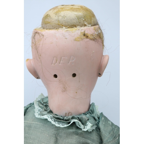 431 - Early 20th Century bisque headed doll stamped 