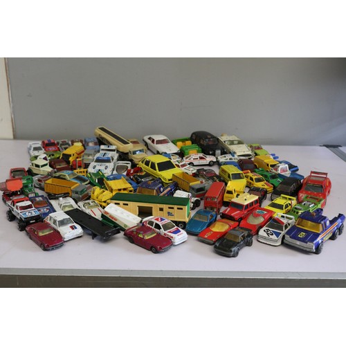 742 - A quantity of loose diecast vehicles together with two first edition books The Sam Pig storybook by ... 